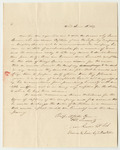 Letter from Ebenezer Sawyer and Thomas Lane, Listing Reasons James Spencer Should Not be Captain of the B Company