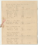 Bills of Cost at the Court of Common Pleas in Waldo County, March Term 1839