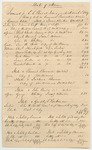 Bills of Cost at the Court of Common Pleas in Somerset County, March Term 1839