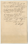 Jacob H. Clements' Bills for Expenses Incurred While Arresting Theodore Paul, a Fugitive from Justice