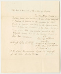 Petition of John Attian to Send Penobscot Delegates to Quebec to Maintain Indian Neutrality in the Northeast Boundary Dispute