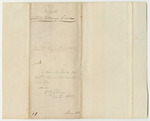 Communication from John Williams, Brigadier General for a Draft in the 3rd Division, Enclosing His Account