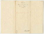 Communication from Samuel G. Ladd, in Relation to the Account of Simon Page for Building a Fence Between His House and the Gun House in Hallowell