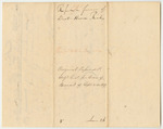 Bill of Particulars and Bill of Whole Amount of Costs in Criminal Prosecutions at the Supreme Judicial Court in Lincoln County, May Term 1839
