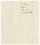 D. Williams' Receipt for the Phillips Gun House