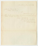 Communication from George S. Smith, Treasurer of Washington County, Forwarding His Account