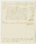 Account of James W. Webster, Agent for Building a Gun House in the Town of Belfast