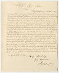 Communication from J. Bradbury, Relating to the Petitions for the Commutation of Joseph Sager's Death Sentence