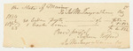 Receipts from the Account of Joshua Tolford, Keeper of the Public Property at the State Arsenal