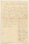 Petition of the Inhabitants of Somerset County for the Organization of a Rifle Company in Lexington