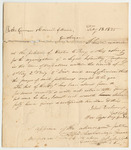 Communication from John Burborn, in Favor of the Petition for the Organization of a Light Infantry Company in Vassalboro