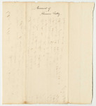 Account of Hiram Sally, for Expenses Going from Anson to Boston With Jacob Salley to Undergo an Operation on His Eye Under the Direction of Doctor Reynolds