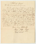 Petition of the Officers of the Company of Infantry in Dansville for the Formation of a New Regiment