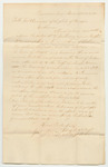 Communication from Jeremiah Millay, Colonel of the 3rd Regiment 1st Brigade 4th Division, in Favor of the Petition for a New Regiment