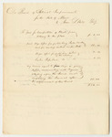 Account of James L. Child, Board of Internal Improvements