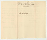 Fines, Forfeitures, and Bills of Costs at the Court of Common Pleas in Lincoln County, August Term 1835