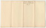 Account of Samuel Holbrook, Underkeeper of the State's Gaol in Wiscasset in the County of Lincoln for Support of Prisoners Therein Confined Upon Charge and Conviction of Crimes and Offences Against the State and Which by Law is Chargeable to the State from May 12th to October 5th 1835