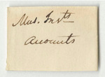 Receipts from the Account of Abner B. Thompson, Adjutant General, for Musical Instruments