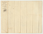 Account of Noah Barker, for Labor and Supplies in Surveying Township No. 2 Indian Purchase