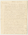 Letter from Asa Bailey, Jailor, Advocating Against the Petition to Pardon Charles Sargent