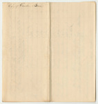 Account of Nathan Heywood, Under Keeper of the Gaol in Belfast in the County of Waldo for the Support of Persons Therein Confined on Charges or Conviction of Crimes and Offences Against the State, and Which By Law is Chargeable to the State from December 30th 1835 to April 23rd 1836