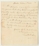 Letter from William Waterman and Asa de Camp, in Relation to the Remonstrance Against the Company of Light Infantry