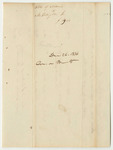 Account of Asa Redington Jr., as Commissioner to Inventory Property at The State Prison