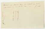 Warrant for Daniel Cony for Interest Up to November 1836