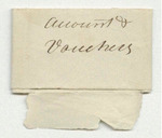 Account and Vouchers of Isaac S. Small, Surveyor General