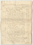 Account of Henry Richardson, Penobscot Indian Agent, for March through December 1837