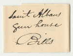 Receipts from the Account of Abner B. Thompson, Adjutant General, for the Saint Albans Gun House
