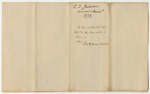 Account of C.T. Jackson, for Services and Materials for the Geological Survey