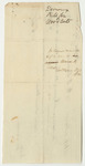 N.B. Devereux's Bill for Drawing, Engravings, and Diagrams for the Geological Survey