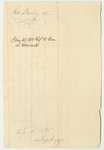 Asa Bailey's Bill for Keeping Prisoners on their Way to the State Prison