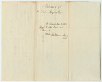 Account of Lot Myrick, for Expenses Incurred in Pursuit of John Campbell, Fugitive from Justice