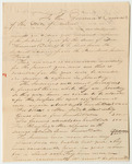 Communication from Henry Richardson, Agent of the Penobscot Tribe of Indians, Requesting a Warrant in His Favor