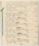 Transcript of Bills of Costs and General Bill of Costs Allowed at the Court of Common Pleas in Somerset County, March Term 1838