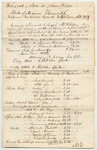 Bills of Cost at the Supreme Judicial Court in Somerset County, September 1837 and June 1838 Terms