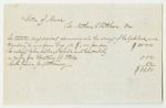 Accounts of Nathan G. Fletcher and Meshach Humphrey, Commissioners Appointed to Examine the Doings of the York Bank