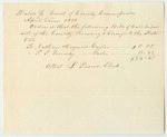 Bills of Cost at the Court of Common Pleas in Waldo County, April Term 1838