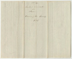 Account of Benjamin L. Pomroy, Keeper of the State's Jail in Machias in the County of Washington, for the Board of Prisoners Therein Committed for Offences Against the State from September 22nd to December 19th 1838