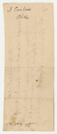Receipts from the Account of Joseph Sewall, Late Adjutant General, for June and December of 1834