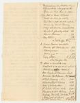 Particulars in Justices and Officers Bills Charged in the General Bill of the December Term of 1834
