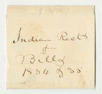Receipts from the Account of Jonas Farnsworth, Agent for the Passamaquoddy Indians, for the Years 1834 and 1835