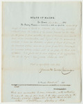 Draft of the Report on Warrants for Hugh W. Green and Smith and Robinson for Printing Abstracts of Bank Returns