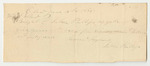 Receipts from the Account of William Dollard Jr., Agent of the Mars Hill Road