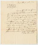 Letter from Charles Ramsdell, in Relation to Isaac Spencer