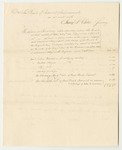 Account of James L. Child, Secretary of the Board of Internal Improvements