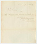 Communication from George S. Smith, Treasurer of Washington County, Forwarding His Account