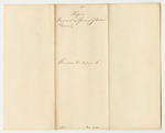 Report 11: Warrant in Favor of Zebulon Bradley, Agent Appointed to Investigate the Doings of Jonas Farnsworth, Passamaquoddy Indian Agent